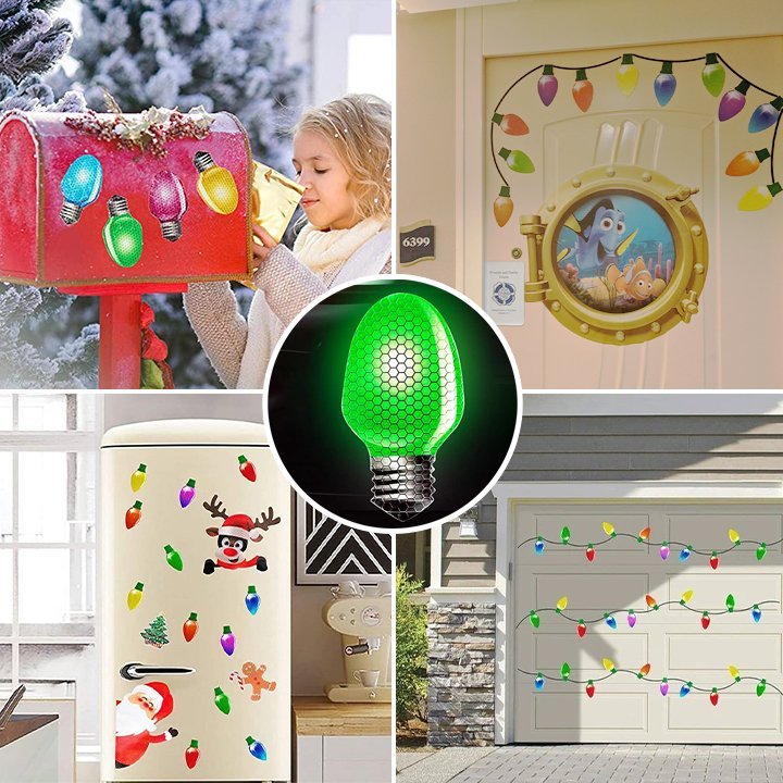 🎁Last Day 48% OFF - Magnet Reflective Light Bulb Decorations✨-unitmotor™