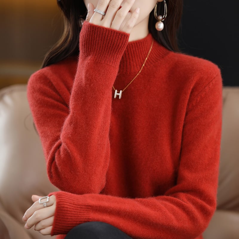 (New In)Women High Neck sweater-Your winter closet essentials-unitmotor™