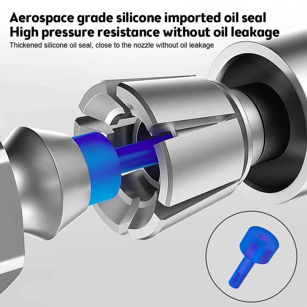 🎁2024 New Year Hot Sale🎁Strong Lock on Grease Couplers with Spring Flex Hose-unitmotor™