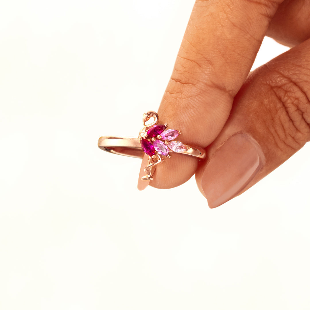 Born To Stand Out Flamingo Ring-unitmotor™