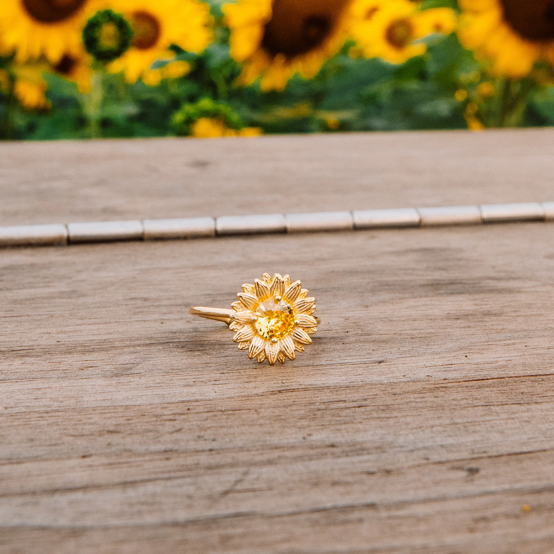Sunflower Ring Gold / Silver-unitmotor™