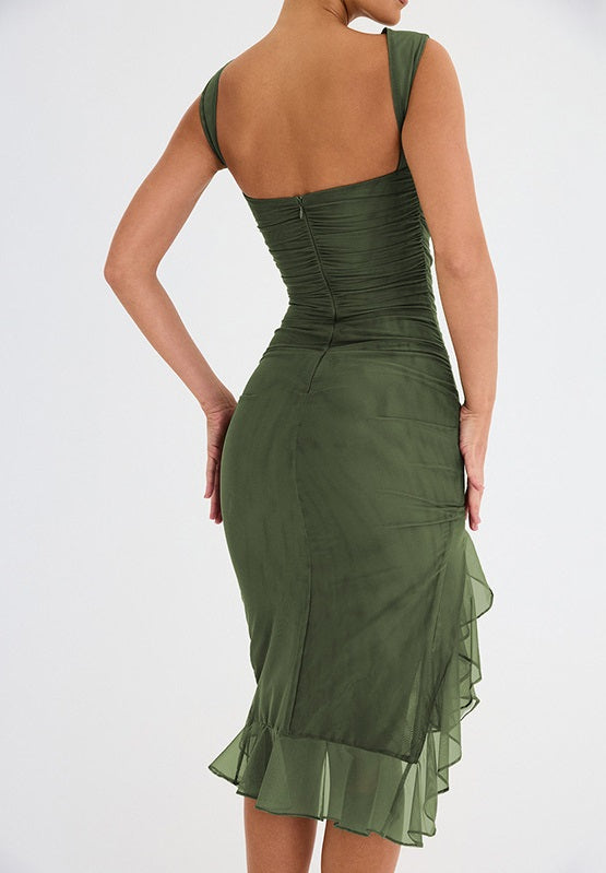 Trendy crew neck sheath dress-unitmotor™