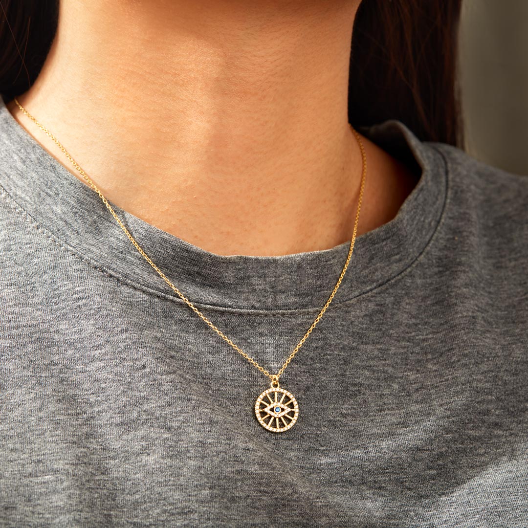 You Are My Sunshine Evil Eye Necklace-unitmotor™