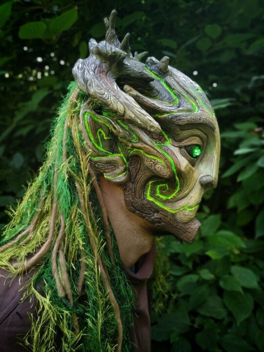 Green Man Forest Spirit Mask Costume Accessories Masks-unitmotor™