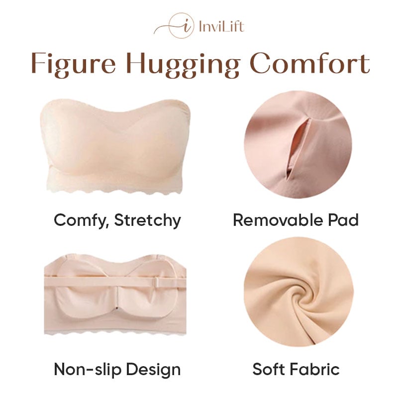 šMother's Day Promotion 49% OFF-Plus size Sexy Strapless Invisible Push Up Bra-unitmotorā¢