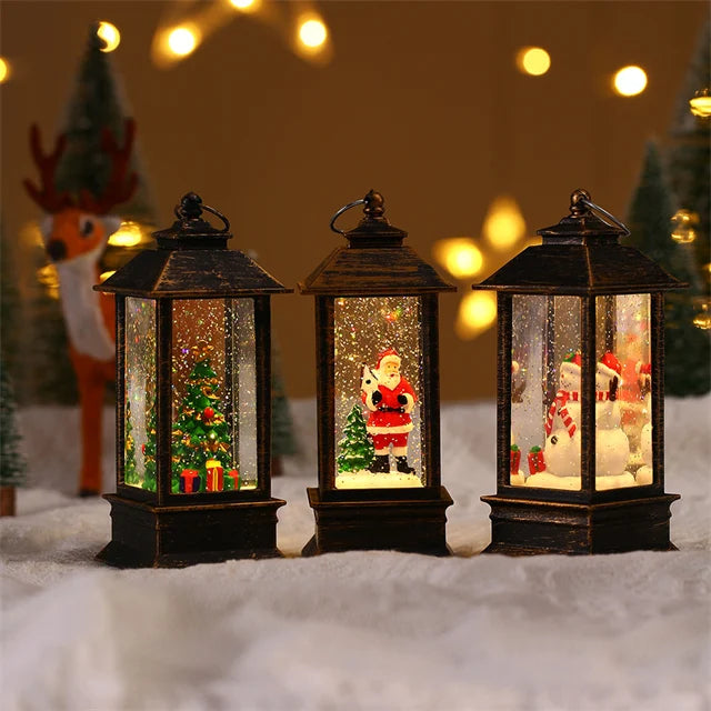 🎅Early Christmas Sale-49% OFF🎁Snow Globe Christmas Lantern Decorations-unitmotor™