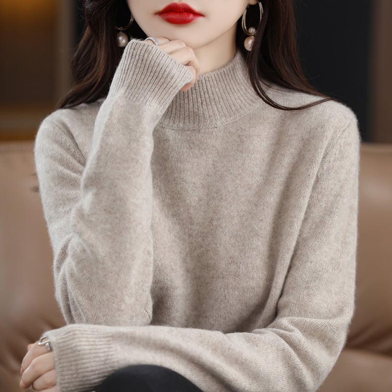 (New In)Women High Neck sweater-Your winter closet essentials-unitmotor™