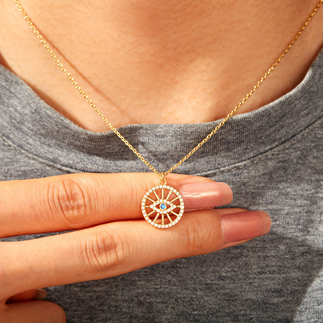 You Are My Sunshine Evil Eye Necklace-unitmotor™