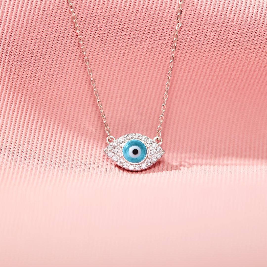 Pavé Evil Eye Necklace-unitmotor™