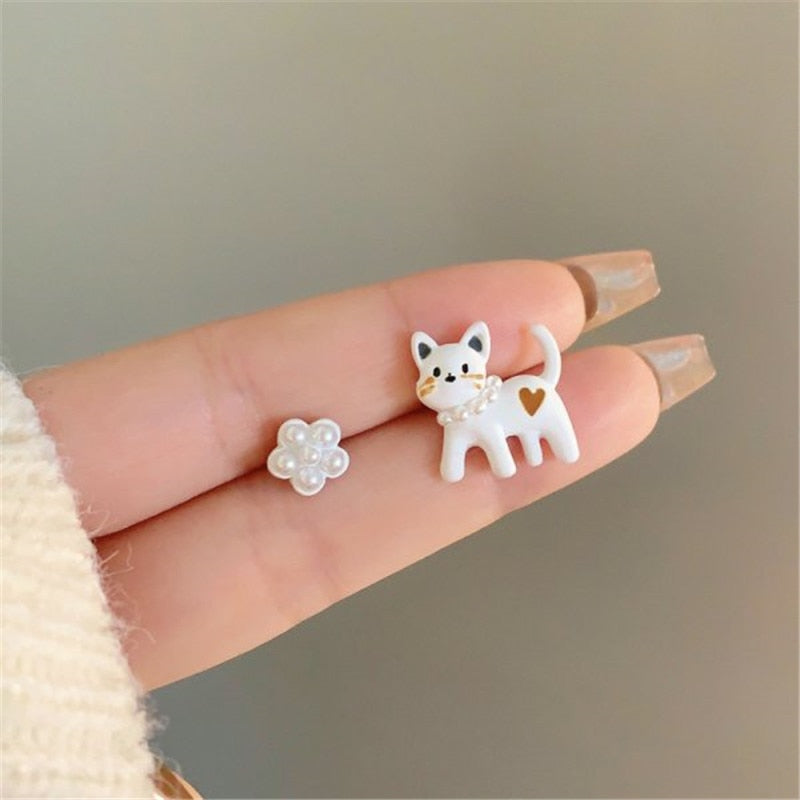 2023 New Funny Small Black Cat Earring for Women Girl Fashion Cute Animal Earrings Fashion Party Jewelry Gifts Wholesale-unitmotor™