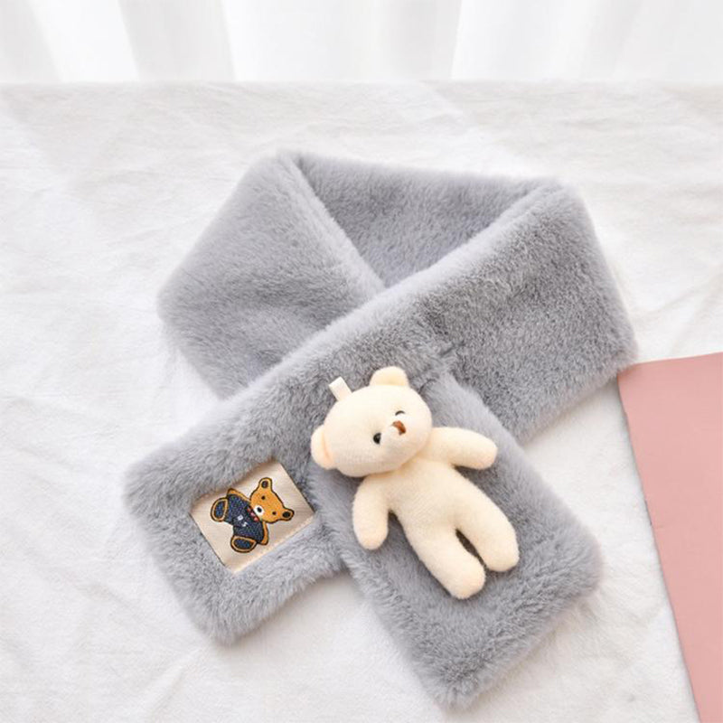 Cute Bear Plush Bib For Adult And Child-unitmotor™