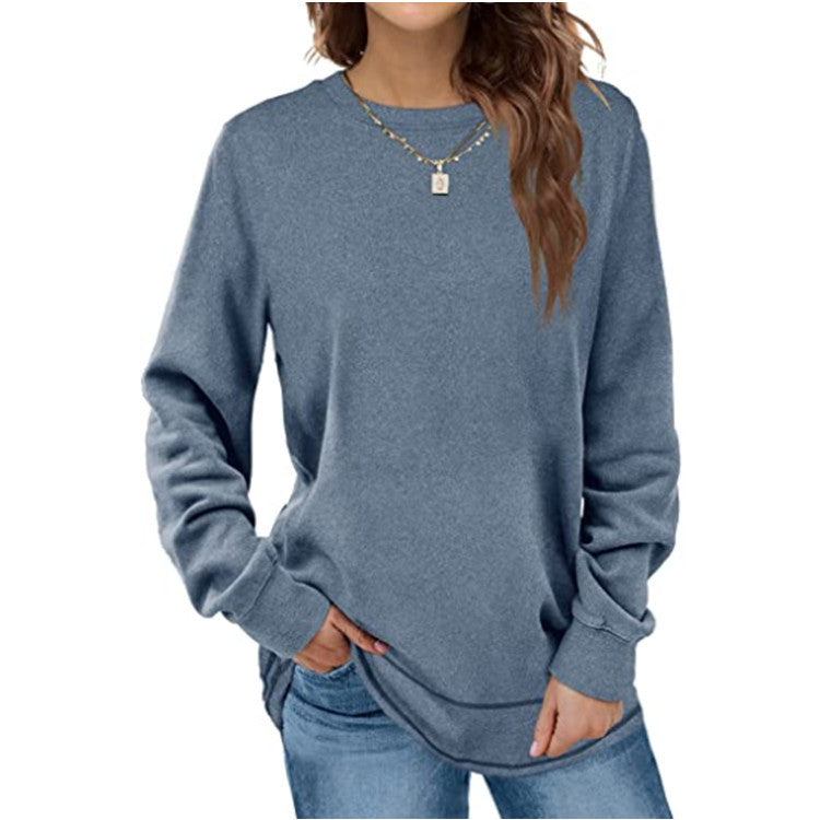 unitmotor™-BOKE Sweatshirts for Women Crewneck Long Sleeve Shirts Tunic Tops for Leggings