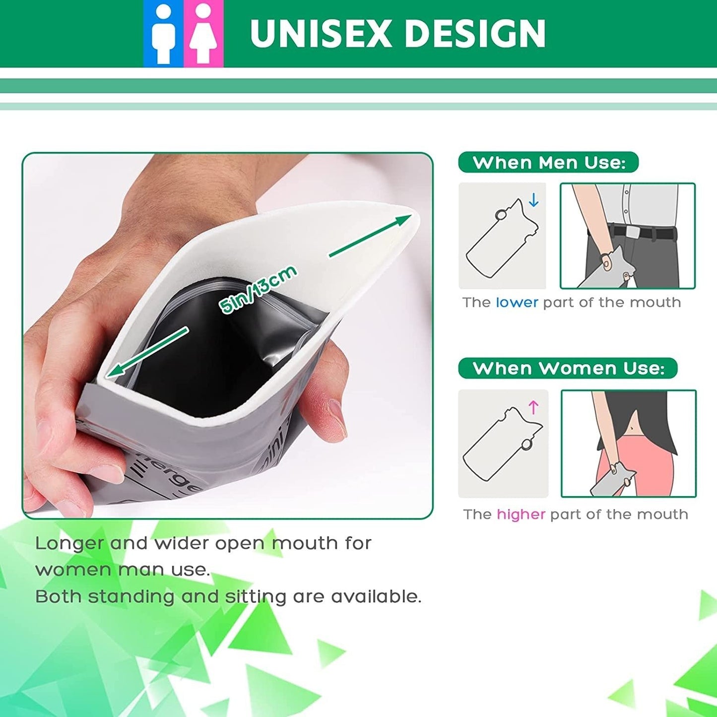 unitmotor™-700ML Portable Travel Pee Bags