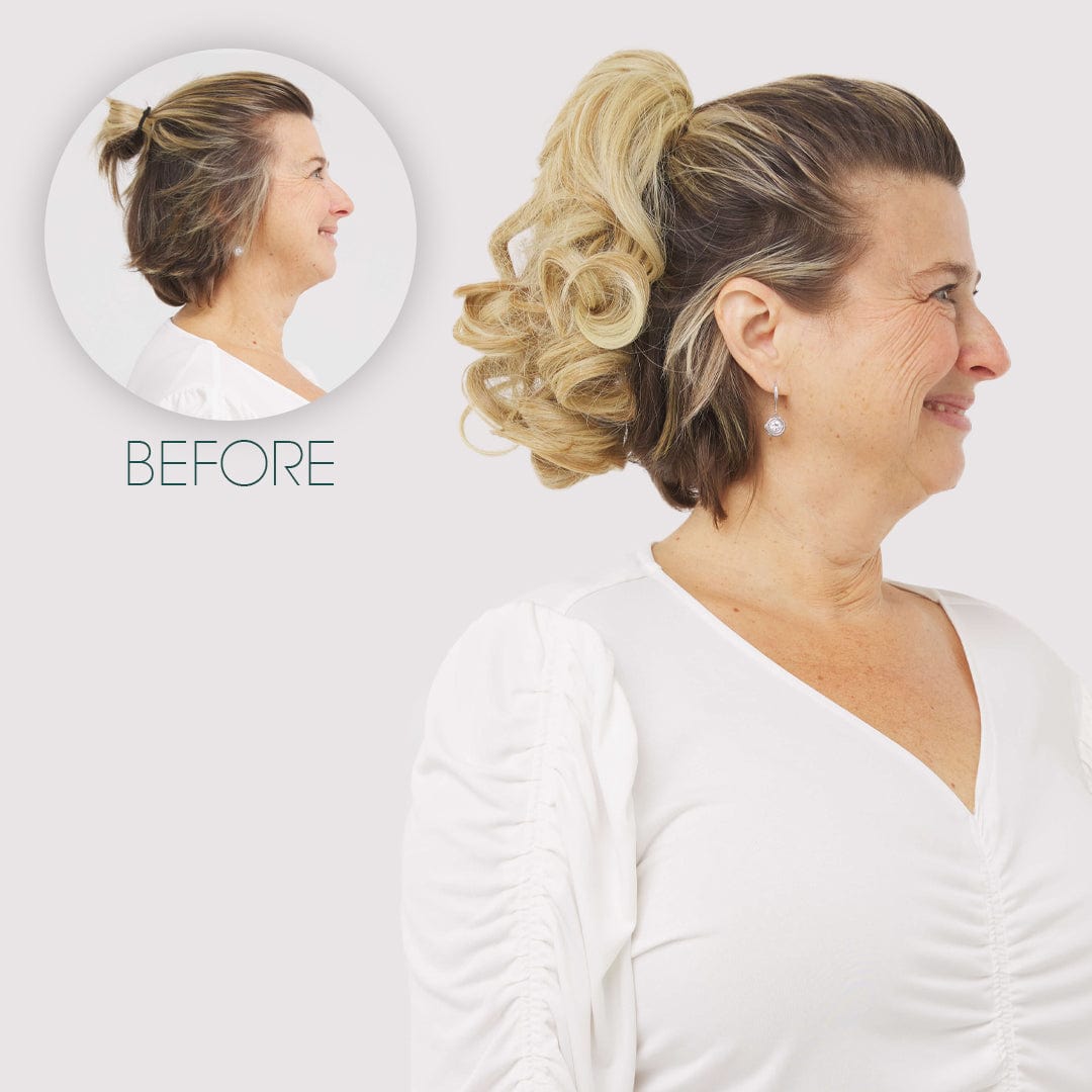 unitmotor™-JuvaBun Claw Clip Ponytail 12''