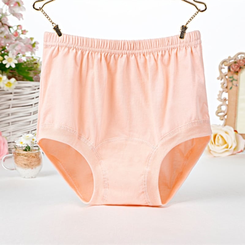 High-Waist Ladies Cotton Panties Plus Sizes💥5pcs Only $24.98 Today🔥-unitmotor™