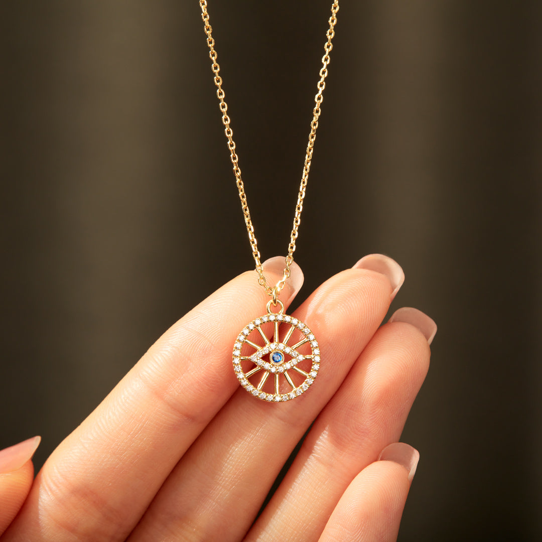 You Are My Sunshine Evil Eye Necklace-unitmotor™