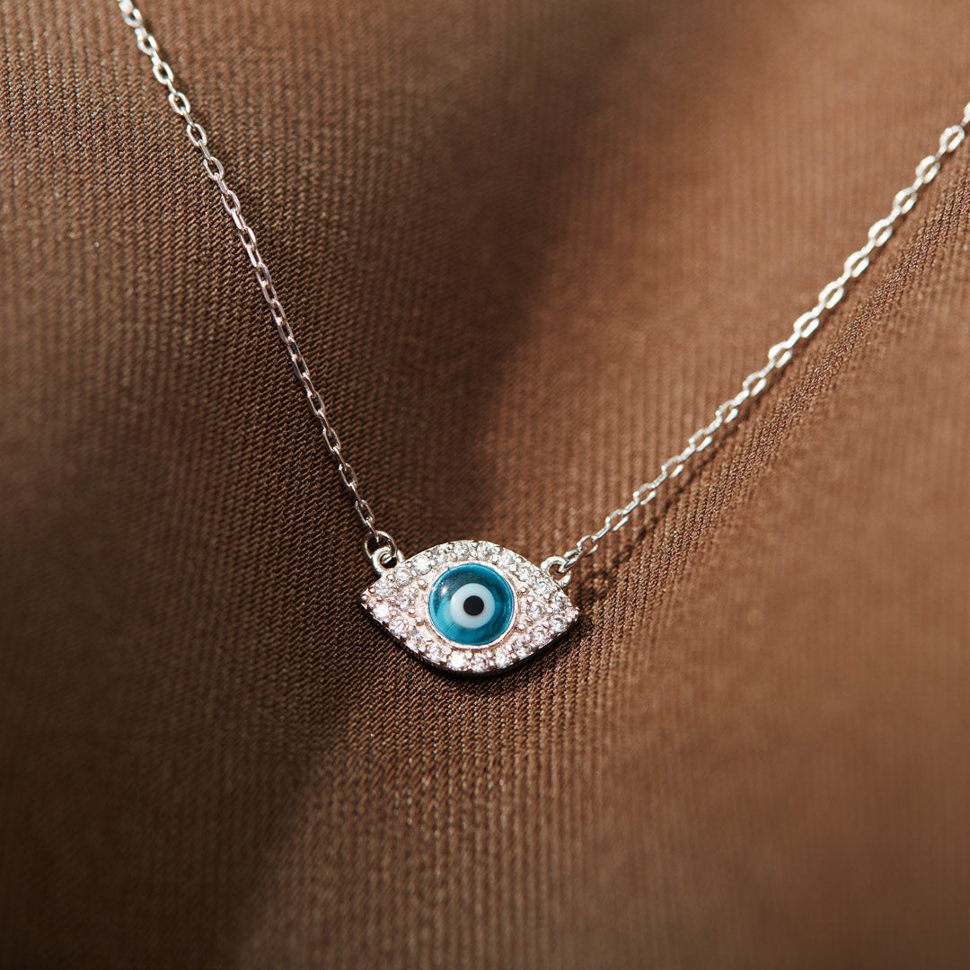 Pavé Evil Eye Necklace-unitmotor™