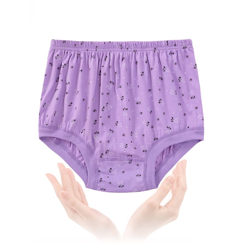 High-Waist Ladies Cotton Panties Plus Sizes💥5pcs Only $24.98 Today🔥-unitmotor™