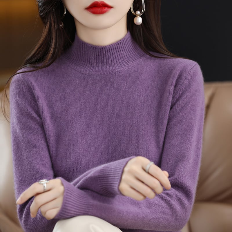 (New In)Women High Neck sweater-Your winter closet essentials-unitmotor™
