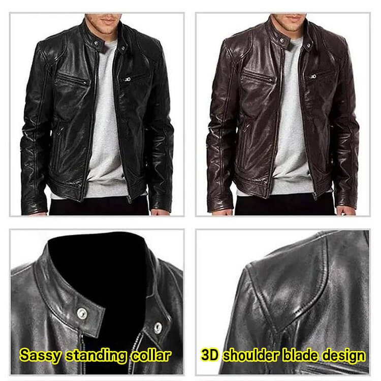 unitmotor™-Men's Leather Jacket