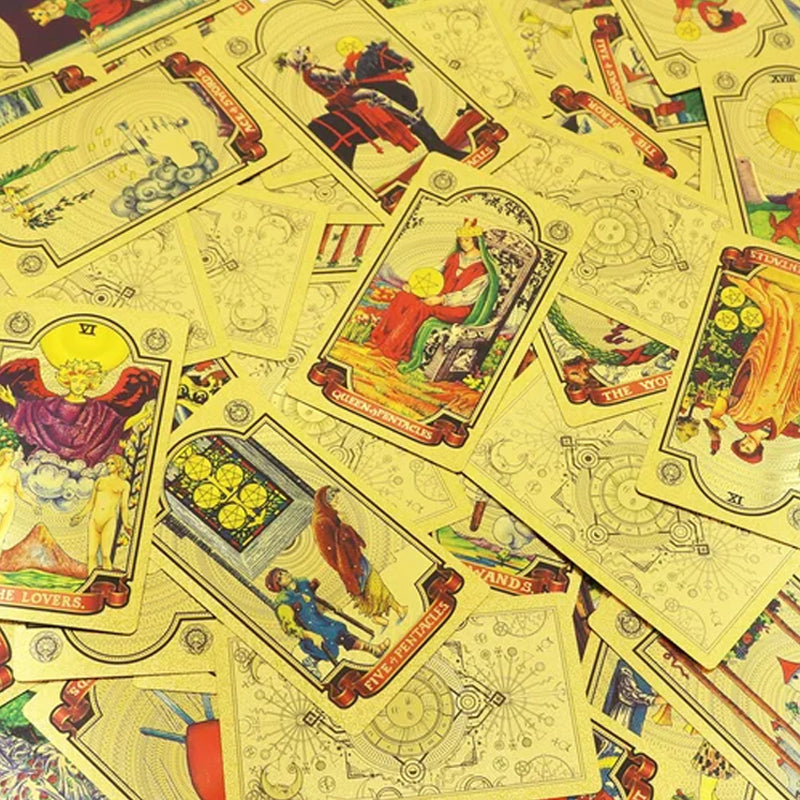 Explore the Mystical World of Tarot Gold Foil Tarot-unitmotor™