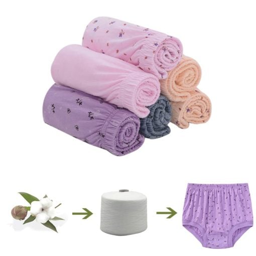 High-Waist Ladies Cotton Panties Plus Sizes💥5pcs Only $24.98 Today🔥-unitmotor™