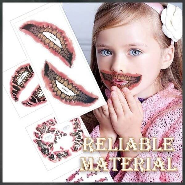 Halloween prank makeup temporary tattoo-unitmotor™