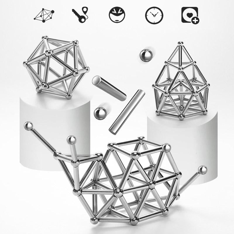 Shop Now - 50% Off! 🔥DIY Magnetic Balls and Rod Set-unitmotor™