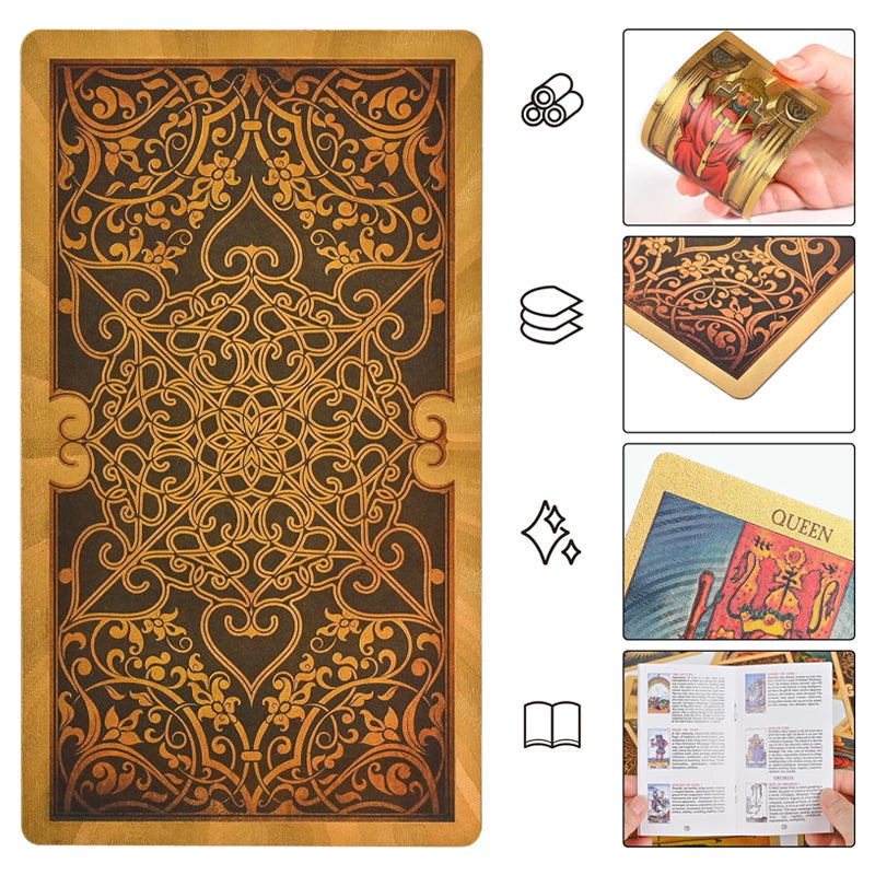 Explore the Mystical World of Tarot Gold Foil Tarot-unitmotor™