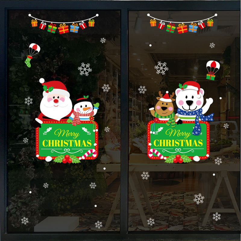 unitmotor™-Christmas Stickers Decor Glue-free Electrostatic Stickers