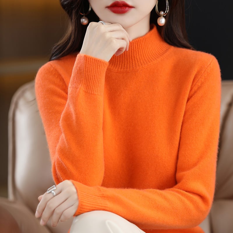(New In)Women High Neck sweater-Your winter closet essentials-unitmotor™