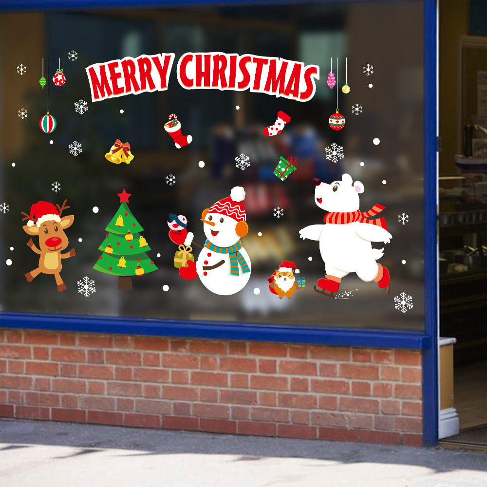 unitmotor™-Christmas Stickers Decor Glue-free Electrostatic Stickers