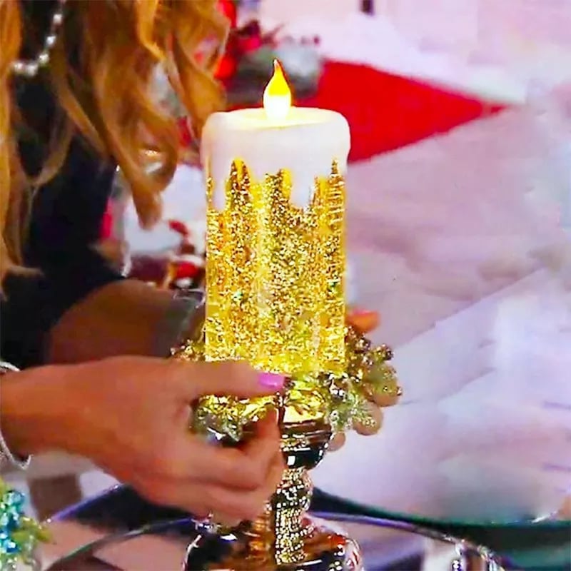 LED Christmas Candles With Pedestal-unitmotor™