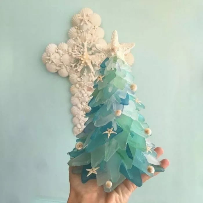 🔥Clearance Sale - 49% OFF 🎄2023 Sea Glass Christmas Tree-unitmotor™