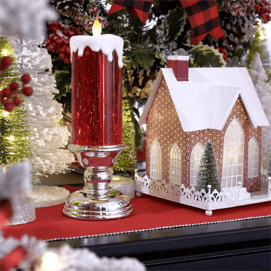 LED Christmas Candles With Pedestal-unitmotor™