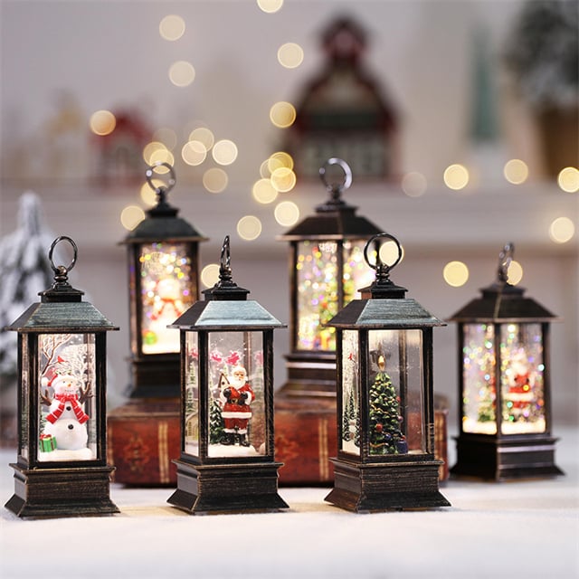 🎅Early Christmas Sale-49% OFF🎁Snow Globe Christmas Lantern Decorations-unitmotor™