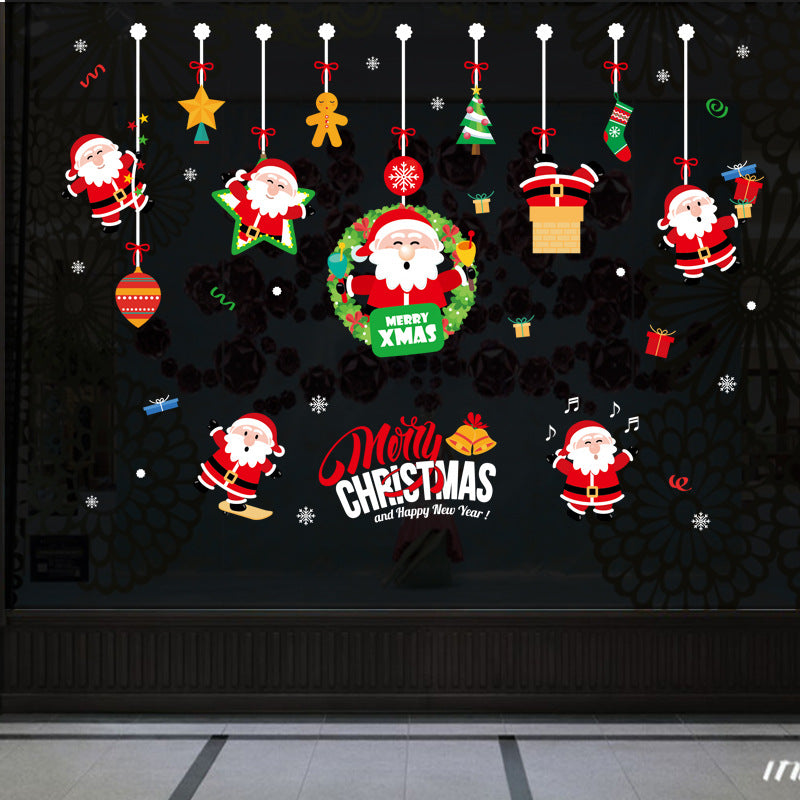 unitmotor™-Christmas Stickers Decor Glue-free Electrostatic Stickers