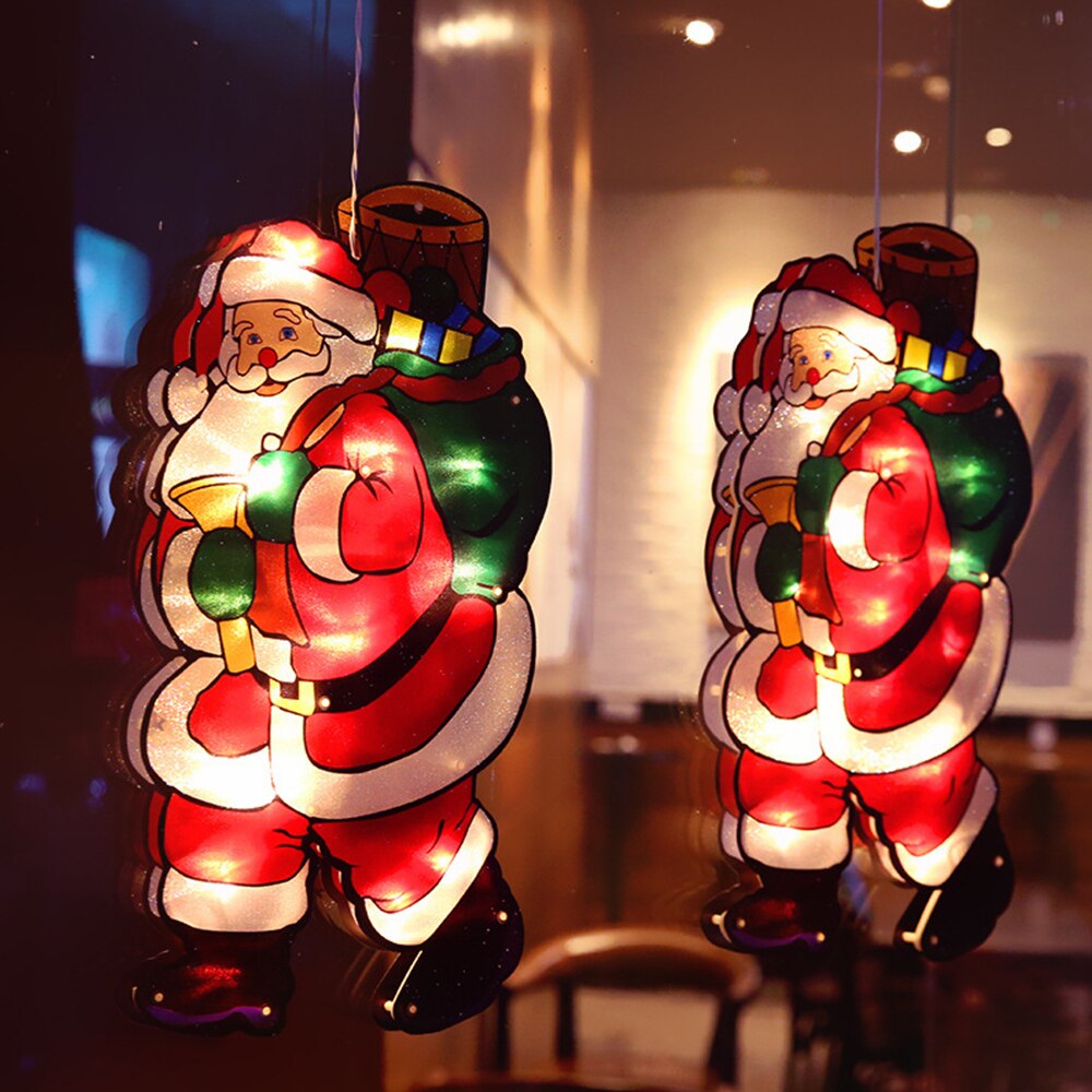 🎄Early Christmas Hot Sale 50% OFF-LED Suction Cup Window Hanging Lights-unitmotor™