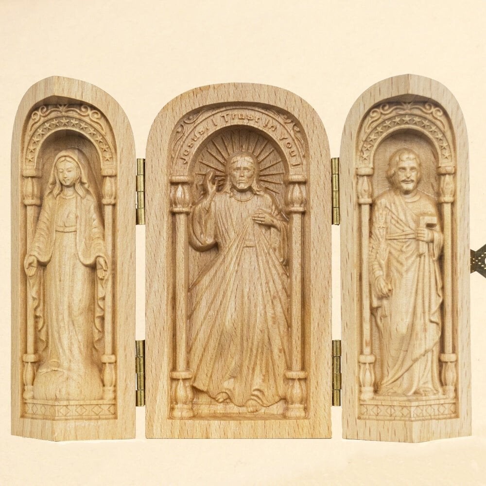 š„HOT SALEš„Hand-carved Portable Church - Mini Christian Altar-unitmotorā¢