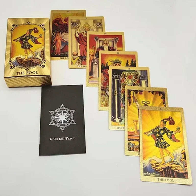 Explore the Mystical World of Tarot Gold Foil Tarot-unitmotor™
