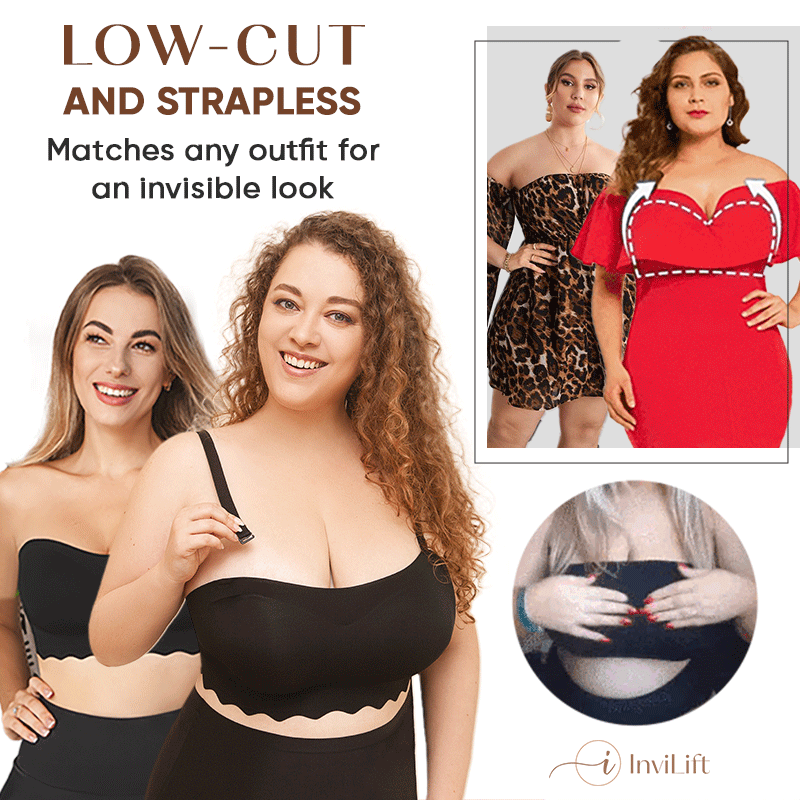 šMother's Day Promotion 49% OFF-Plus size Sexy Strapless Invisible Push Up Bra-unitmotorā¢