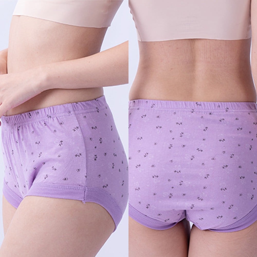 High-Waist Ladies Cotton Panties Plus Sizes💥5pcs Only $24.98 Today🔥-unitmotor™