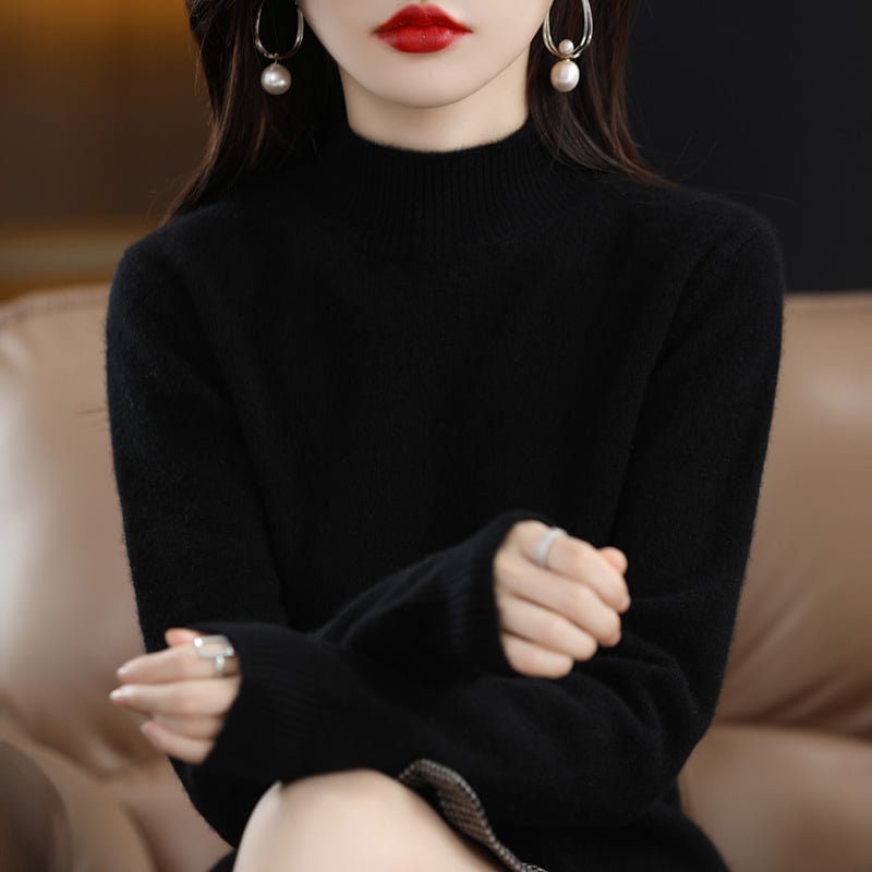 (New In)Women High Neck sweater-Your winter closet essentials-unitmotor™