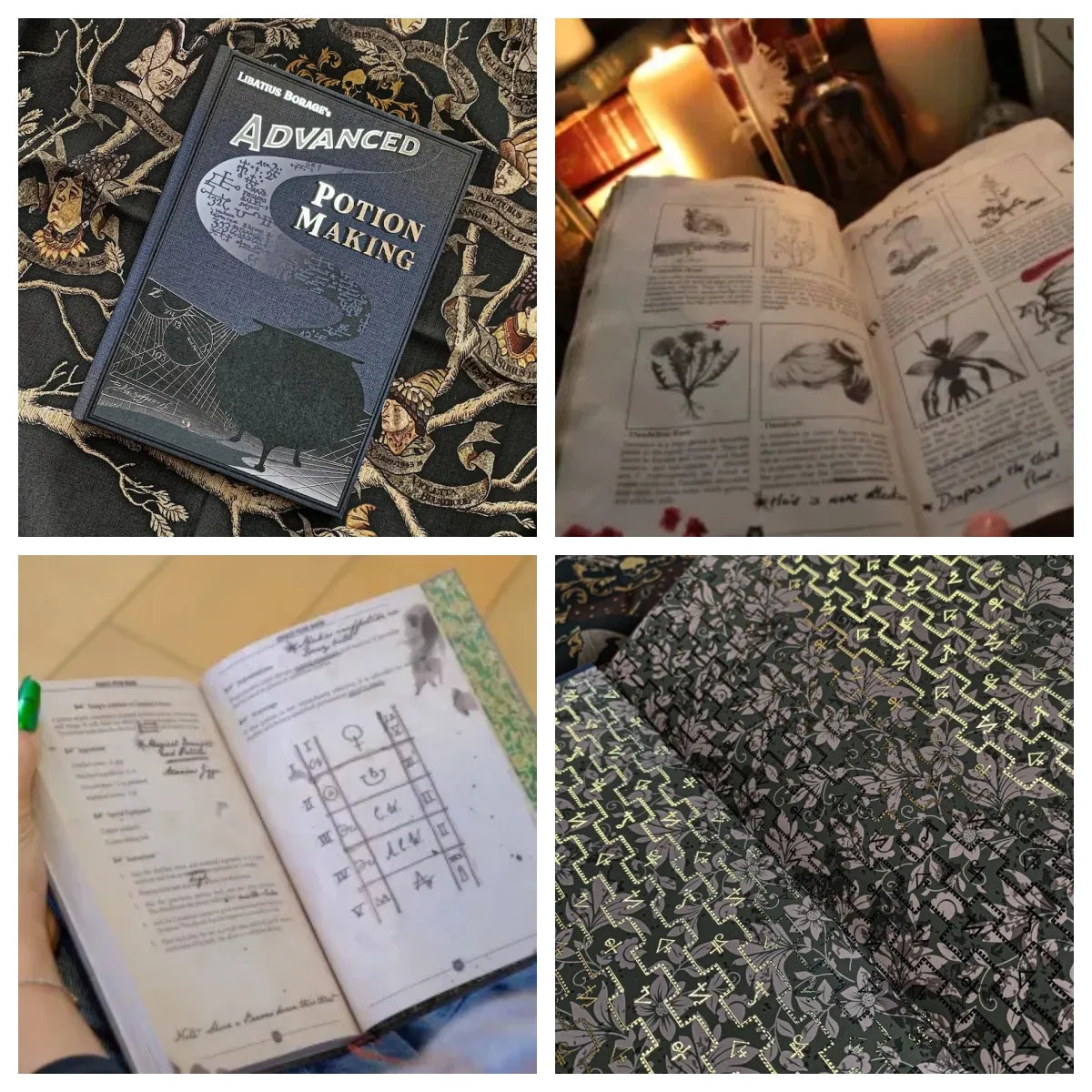 unitmotor™-Hogwarts Handbook Notebook Grimoire