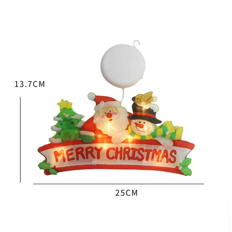🎄Early Christmas Hot Sale 50% OFF-LED Suction Cup Window Hanging Lights-unitmotor™