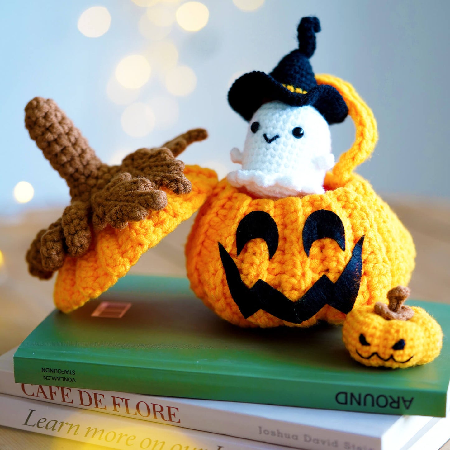 Halloween Crochet Kit For Beginners with Easy Peasy Yarn-unitmotor™