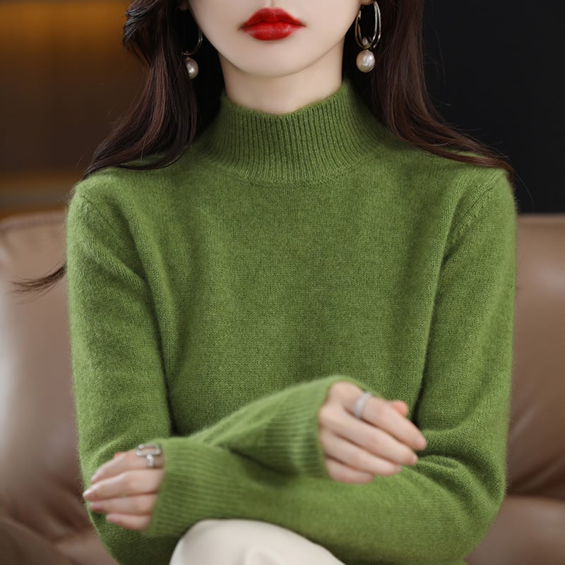 (New In)Women High Neck sweater-Your winter closet essentials-unitmotor™