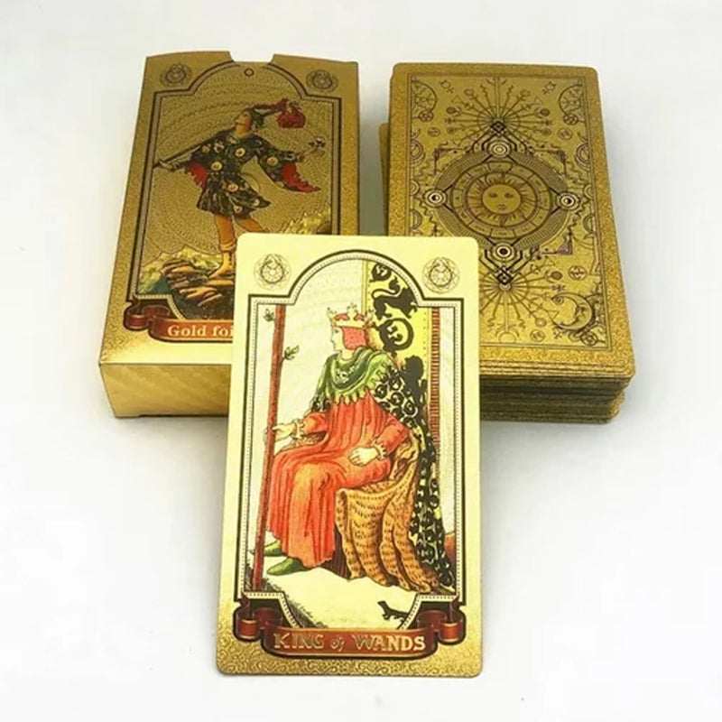 Explore the Mystical World of Tarot Gold Foil Tarot-unitmotor™