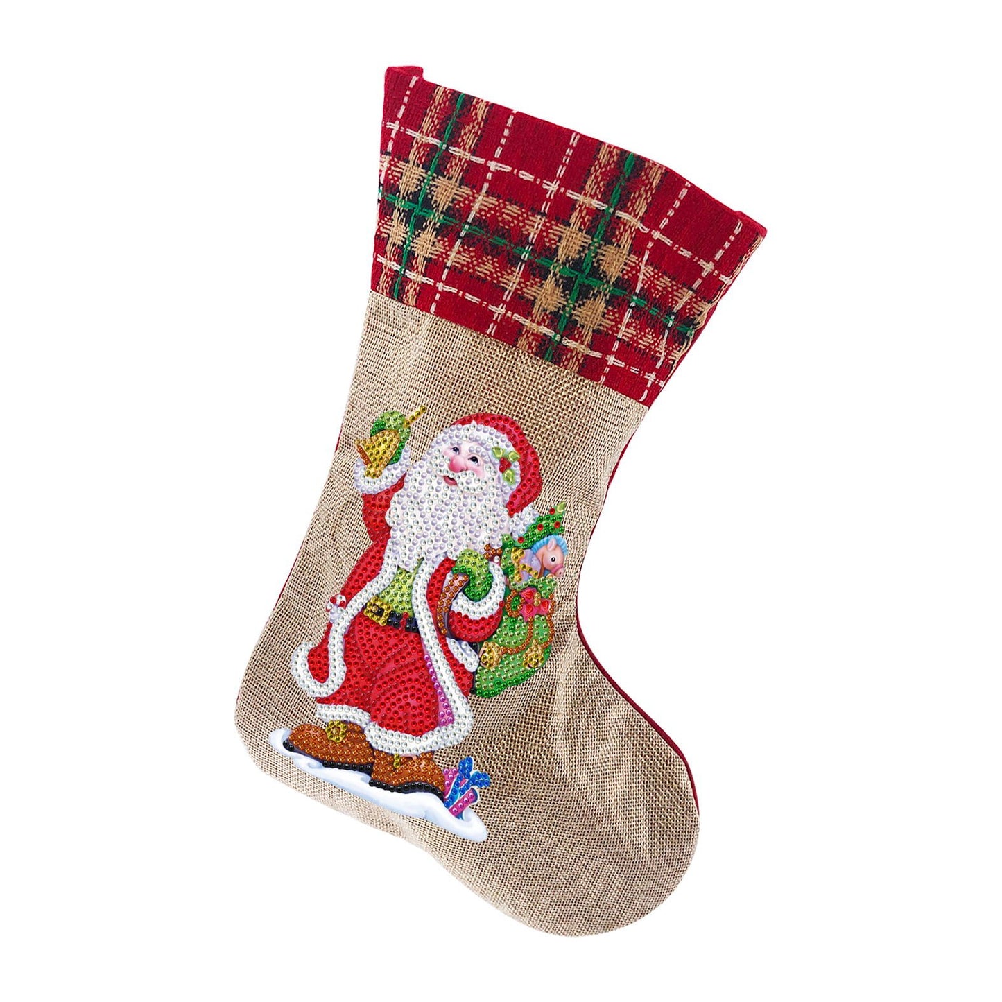 unitmotor™-(🎁🔥HOT SALE - 49% OFF) 5D Diamond Painting Xmas Rhinestone Sock Embroidery Mosaic Gift Bag
