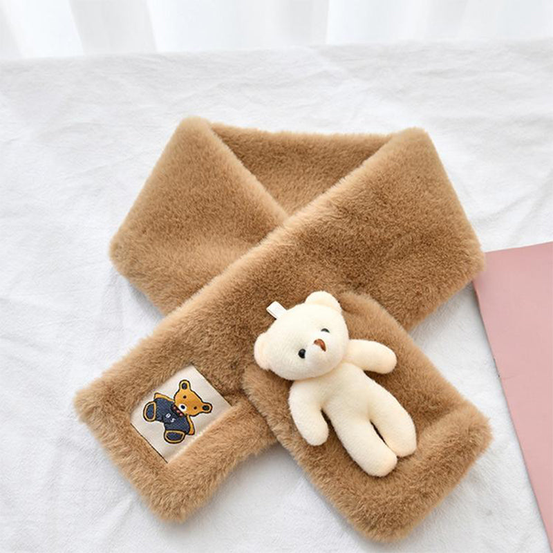 Cute Bear Plush Bib For Adult And Child-unitmotor™